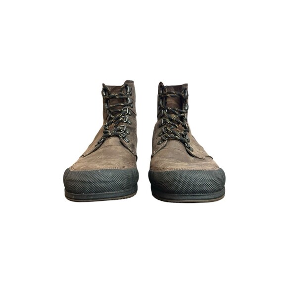Sorel Boots Mens 10 Ankeny Black Leather Waterproof Ankle Snow Hiking Winter - Picture 2 of 15